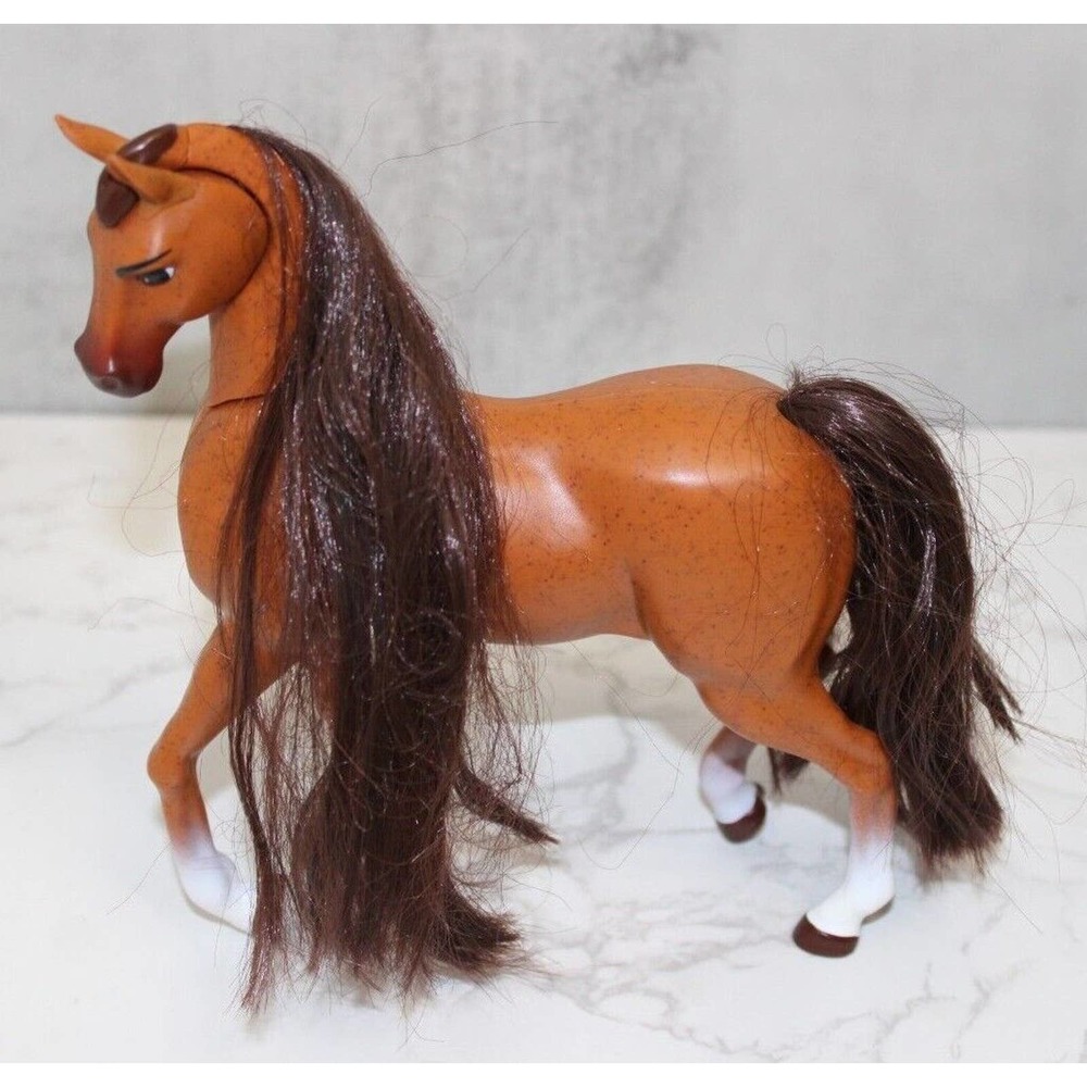 2018 DreamWorks "Just Play " Spirit Riding Free Horse, Neck and Head Move 7"x6"